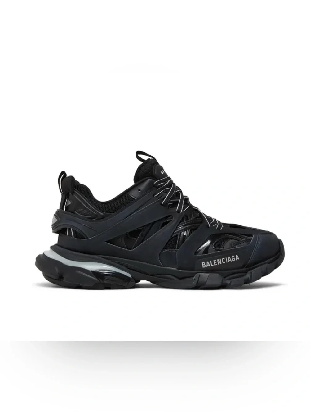 Balenciaga Men's Black Track Runner sneakers 👟